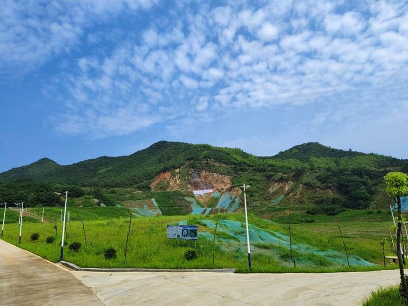 銅山、前山露天采坑復墾項目完成